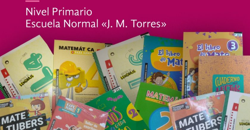 La Primaria de la Escuela Normal recibió ejemplares del Programa «Libros para Aprender»